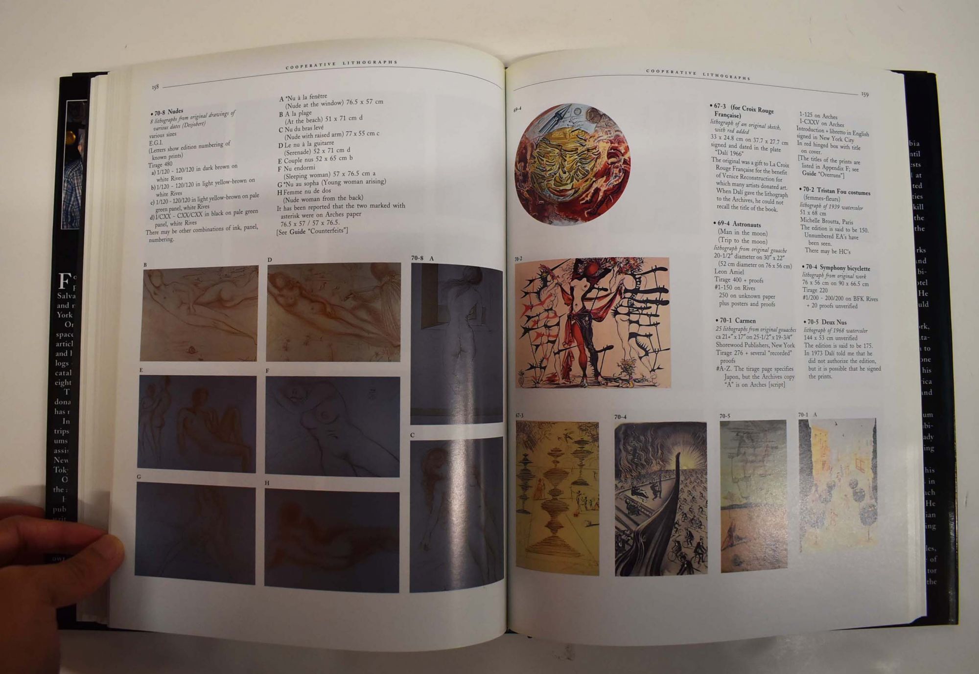 The Official Catalog of The Graphic Works of Salvador Dali Albert Field