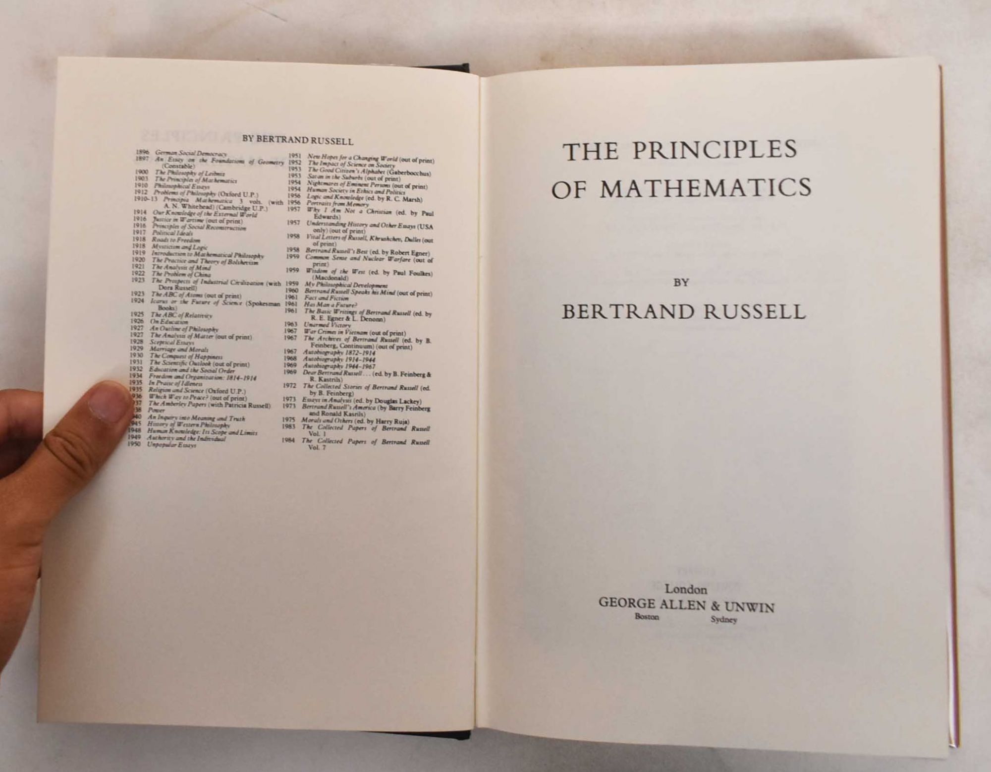 Princeples Math The Principles of Mathematics | Bertrand Russell