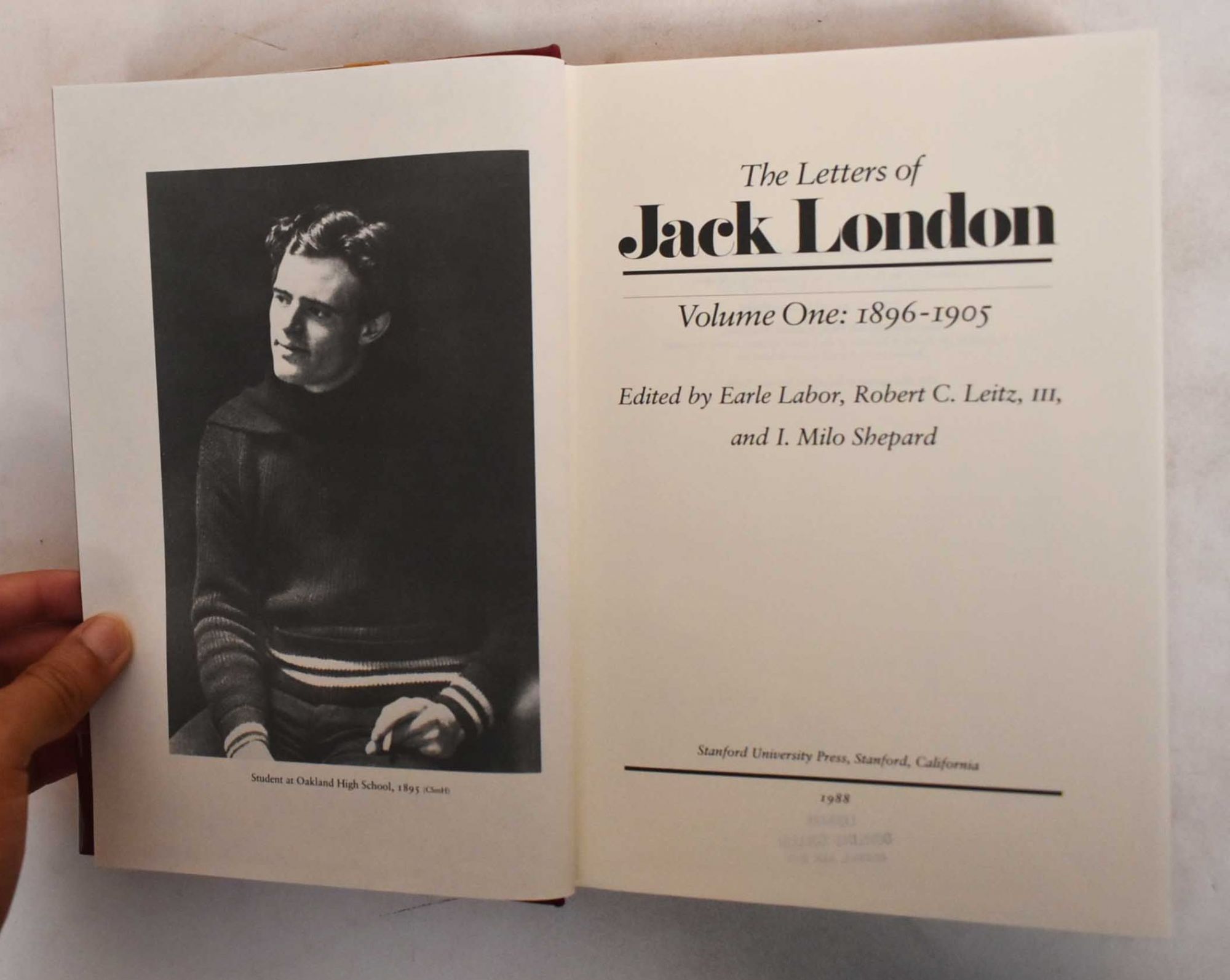 The Letters of Jack London 3 Volumes Jack London, Earle Labor, Robert